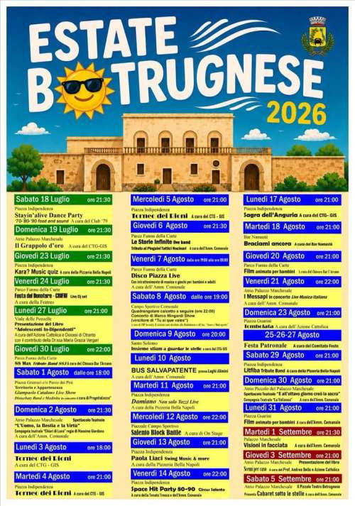 ESTATE BOTRUGNESE 2026